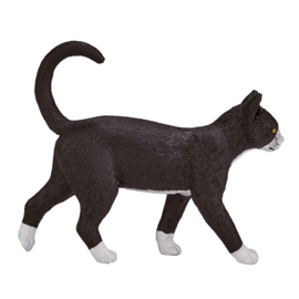 Kat zwart lopend  Mojo 387200