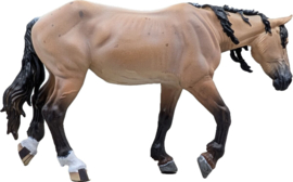 Buckskin Roan Mustang merrie en veulen