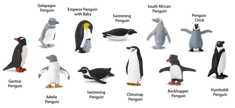 safari ltd penguin toob