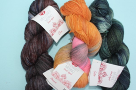 Meilenweit merino sokkengaren 4 ply handgeverfd