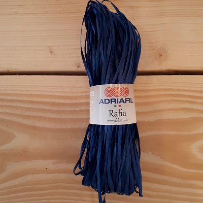 Rafia streng 25 g blauw