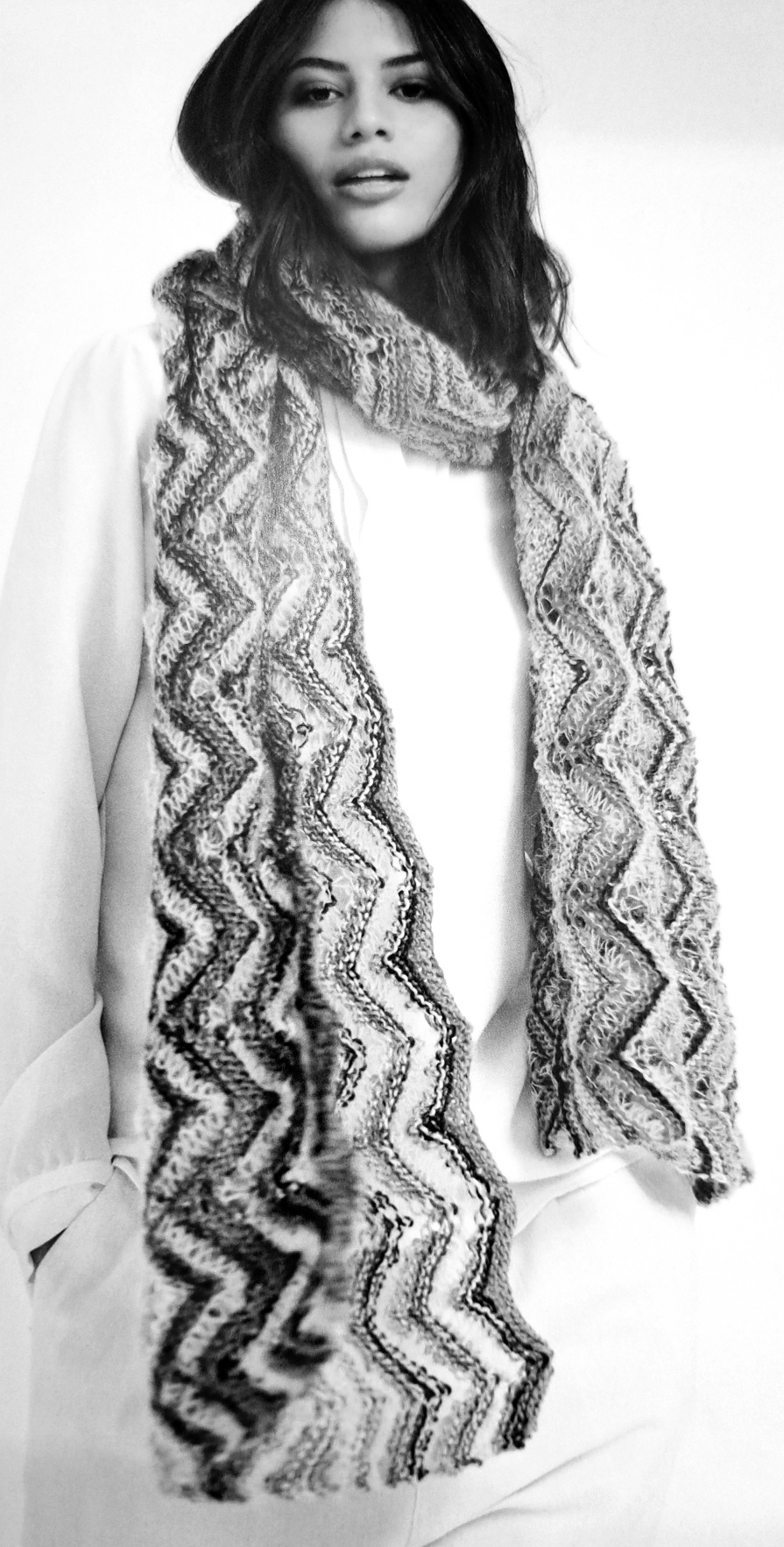 Garenpakket Sjaal Colorissimo 0217 en Kidsilk Haze 0582