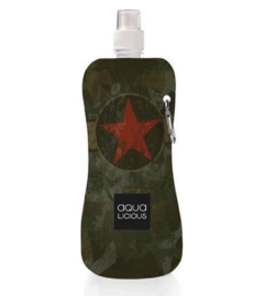 Aqua Licious - Army - waterzak - 450 ml Festival