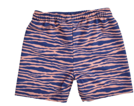 Swim Essentials Zwemboxer Zwembroek UV Zwemkleding  Blauw/Oranje Zebra