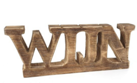 Woodart letters Wijn 26x10