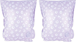 Swim Essentials Zwembandjes Panterprint  Lila 2-6 jaar