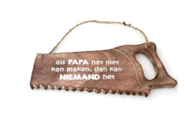 Zaag 32cm. als papa het niet kan maken naturel