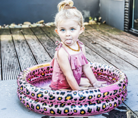 Swim Essentials Babyzwembadje Opblaasbaar Rose goud panter Ø 60 cm