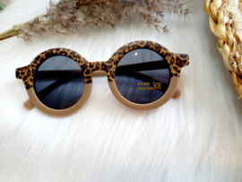 Happy by Lies Zonnebril retro kids Leopard/ clay