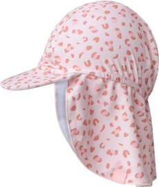 Swim Essentials UV Zonnepetje Baby Old Pink Panterprint