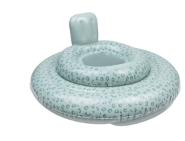 Swim Essentials  Baby Float Groen panterprint  0-1 jaar