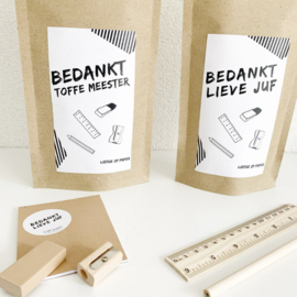 Bedankt| Toffe meester