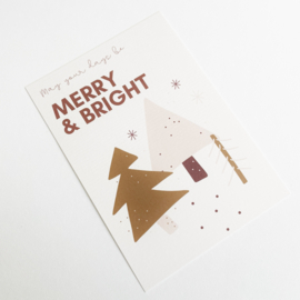 Kaart| Kerst| Merry & Bright