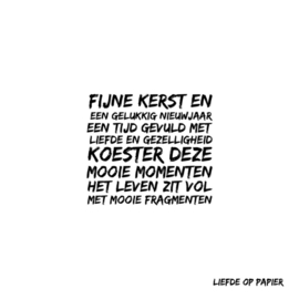 Kaart|Fijne kerst