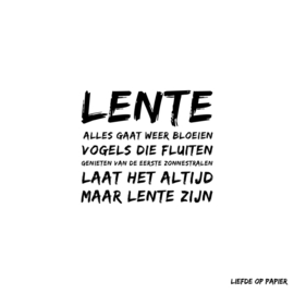 Kaart| Lente