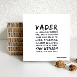 Honingraat kaart| Vader