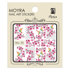 Moyra Nail Art Sticker Watertransfer No 35