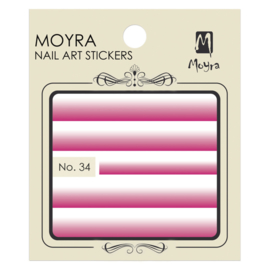Moyra Nail Art Sticker Watertransfer No 34
