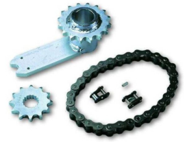 Metro tandwielen en ketting 180°, 1 motor kit