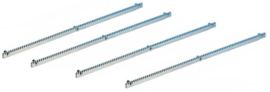 4 METER / Stalen tandlat voor Module 4