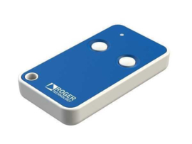 Handzender Roger E80/TX2R/RC, 2 channels Blauw.