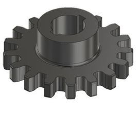 Module 6 kunststof tandwiel voor ULTIMUS