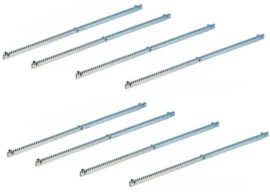 8 METER / Stalen tandlat voor Module 4
