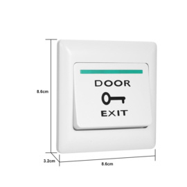 Drukknop, Door exit.