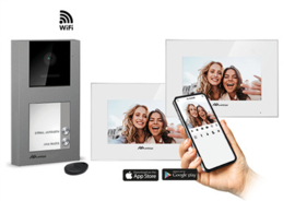 FACILA NEXT K2171W/2 kit, video intercom met 2 binnenposten.