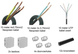 Kabelset voor poortopeners