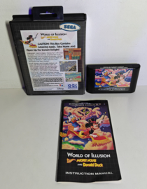 Mega Drive World of Illusion Starring Mickey Mouse and Donald Duck (CIB)