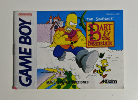 GB The Simpsons Bart & the Beanstalk (manual) ESP