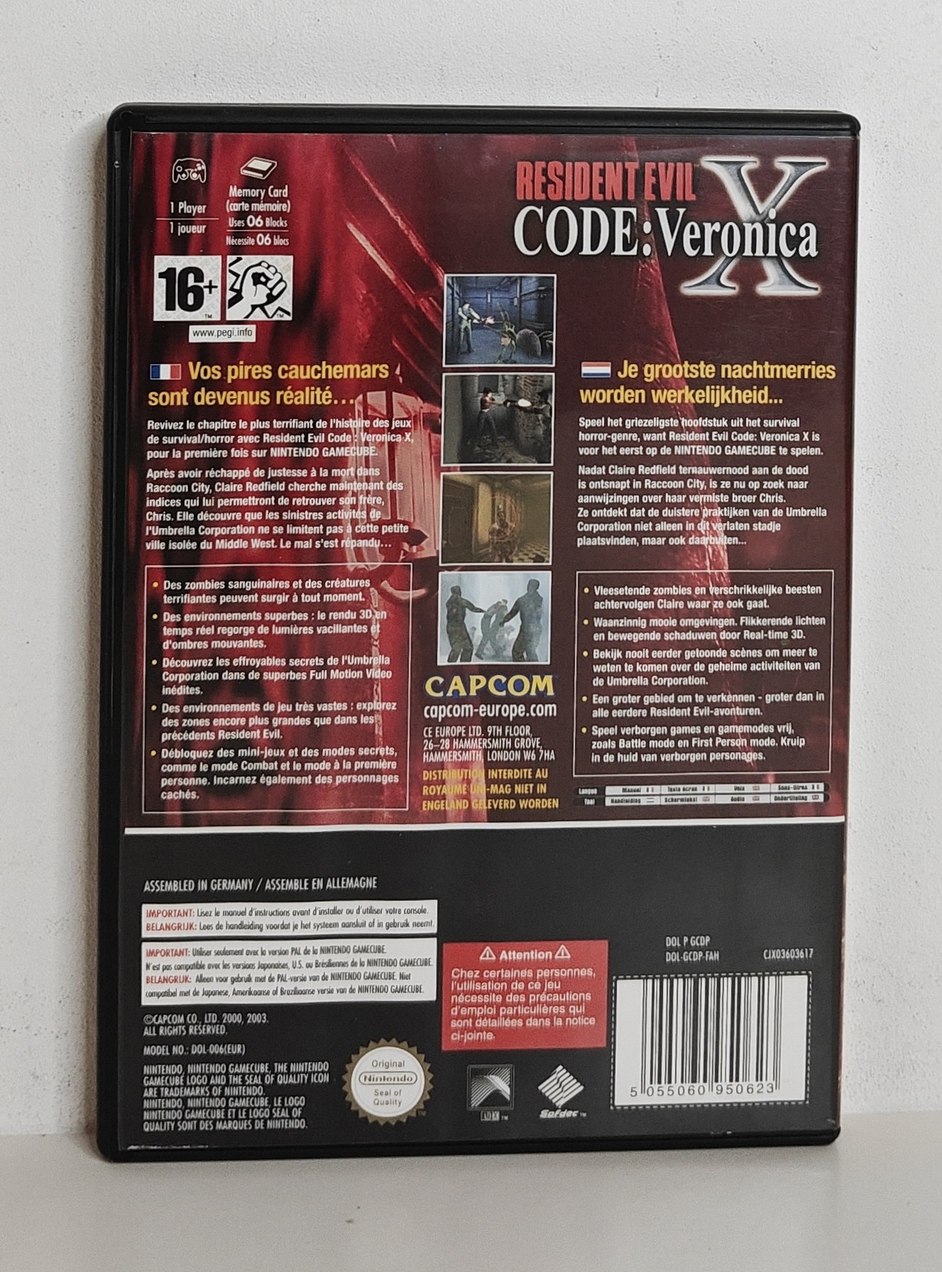 Gamecube Resident Evil - Code: Veronica X (CIB) FAH