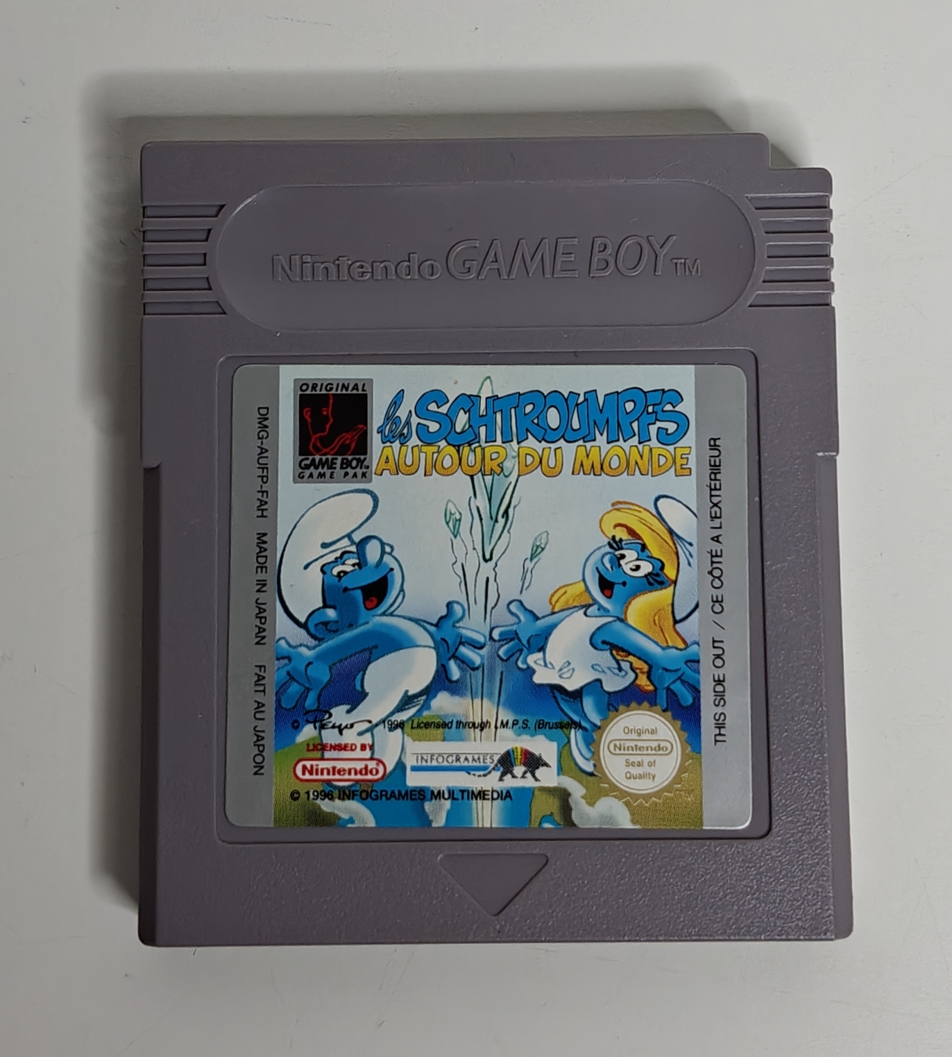 GB Les Schtroumpfs Autour Du Monde (cart only) FAH