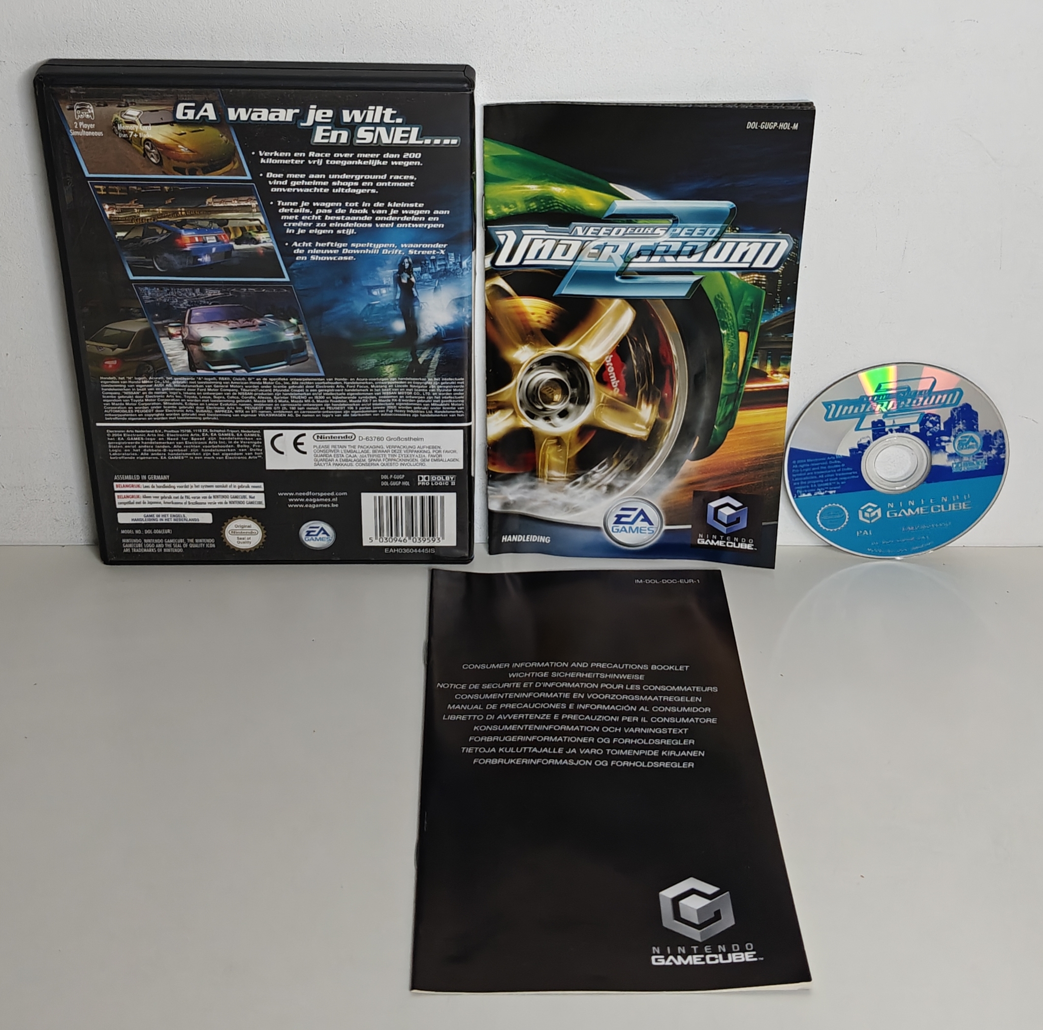 Gamecube Need for Speed Underground 2 (CIB) HOL