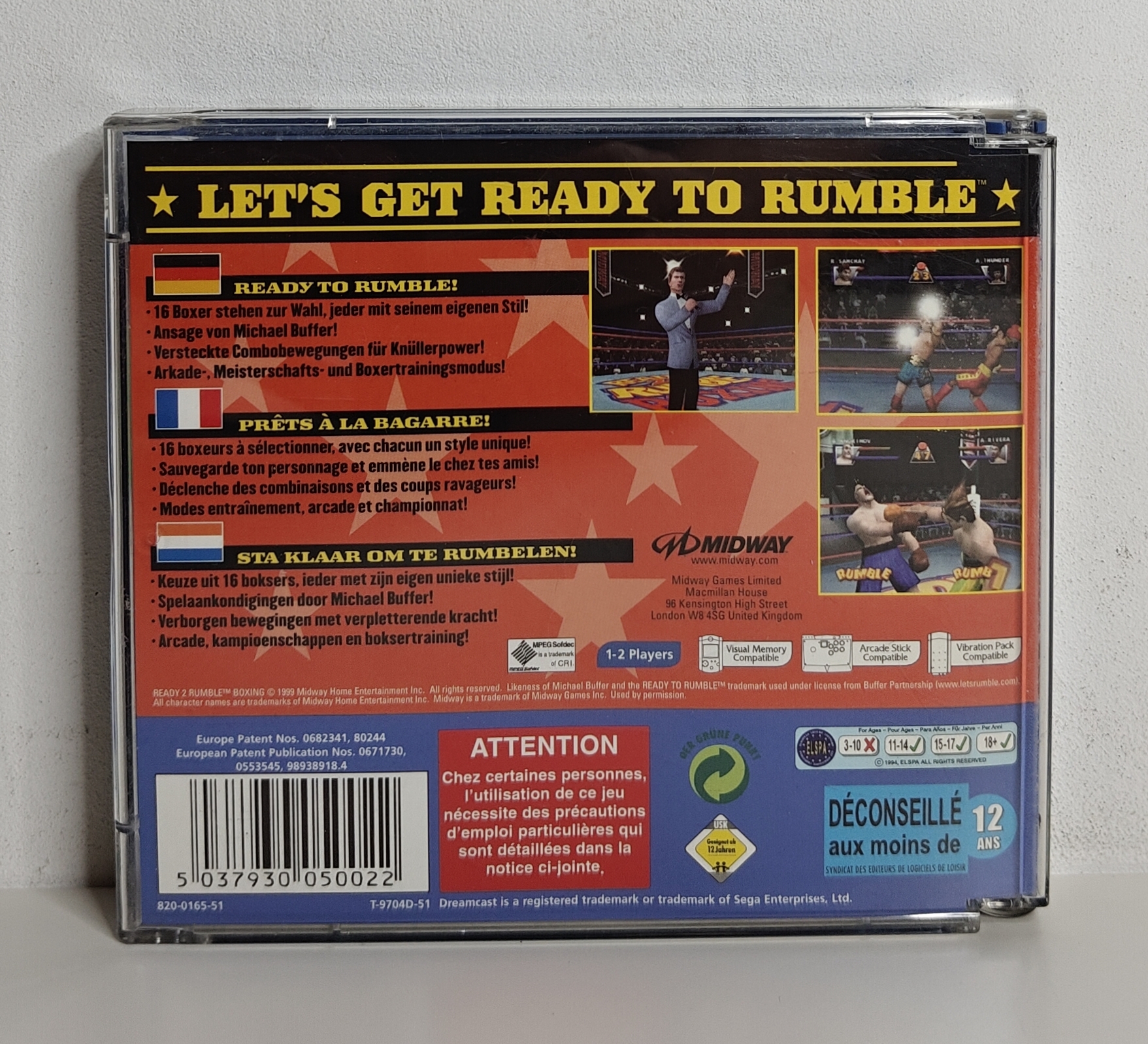 Dreamcast Ready 2 Rumble Boxing (CIB)