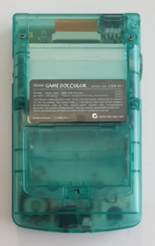 Gameboy Color Clear Emerald (reshelled)