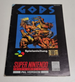 SNES Gods (manual) FRG