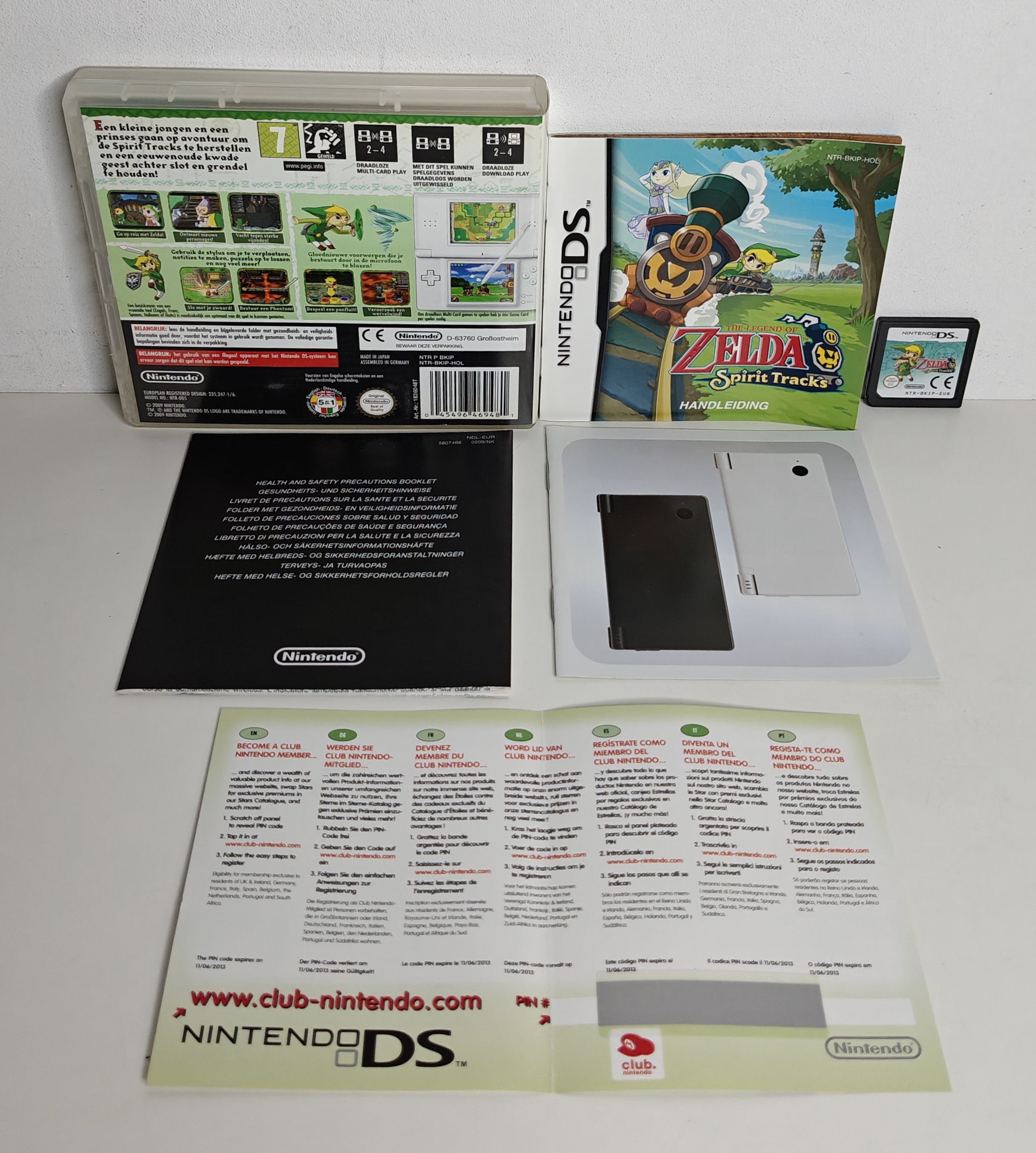 DS The Legend of Zelda - Spirit Tracks Limited  Edition (CIB) HOL