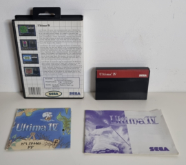 Master System Ultima IV (CIB) with map, missing Brittania Booklet