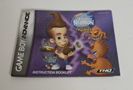 GBA Jimmy Neutron Boy Genius - Attack of the Twonkies (manual) USA