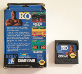 Game Gear George Foreman's KO Boxing (Box + Cart) US Version