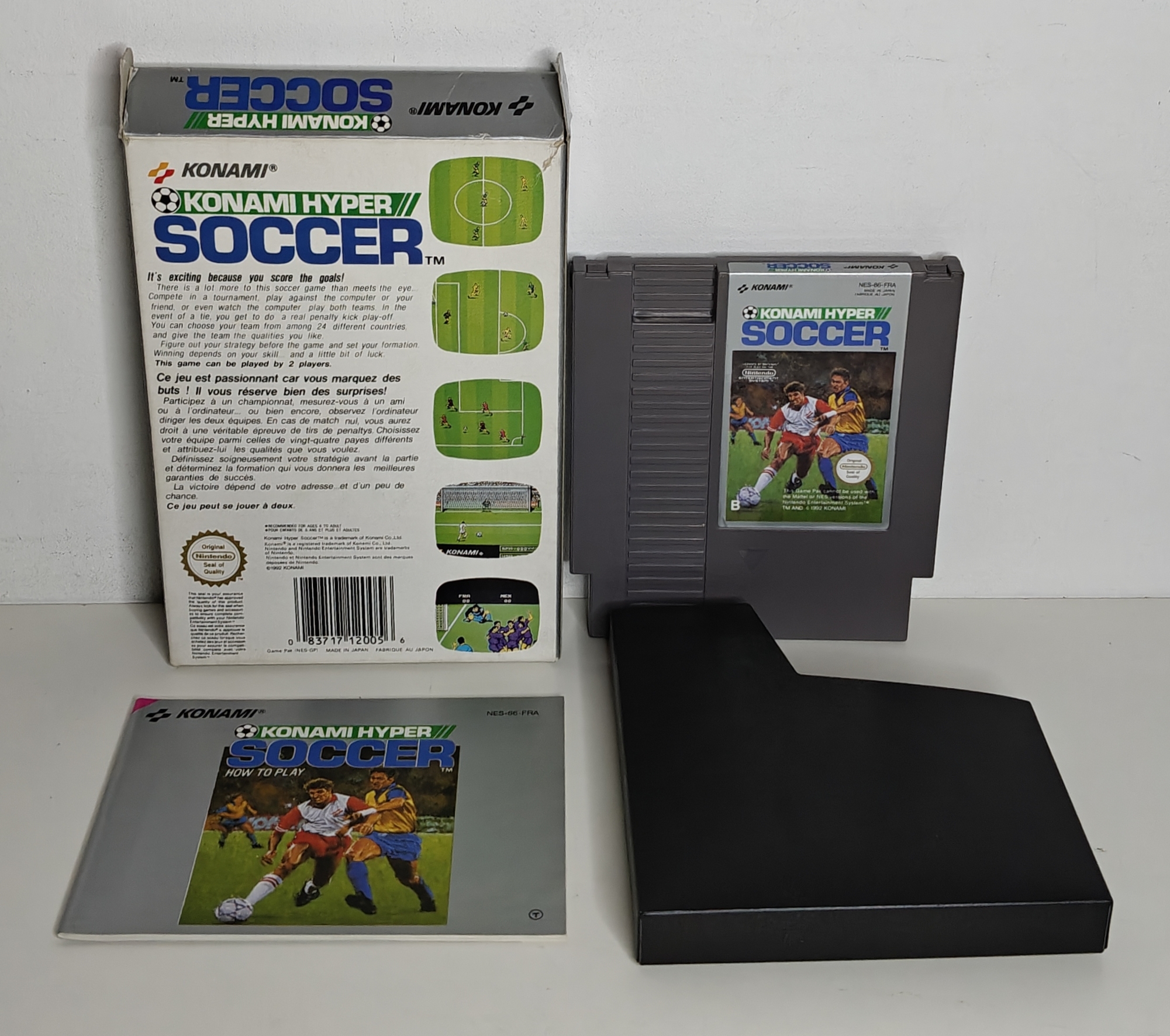 NES Konami Hyper Soccer (CIB)