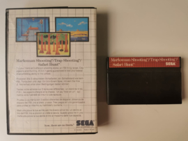 Master System Marksman Shooting/ Trap Shooting/ Safari Hunt (Box + Cart)