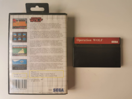 Master System Operation Wolf (Box + Cart)