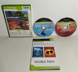 Xbox Disney / Pixar Finding Nemo + The Incredibles Double Pack (CIB)