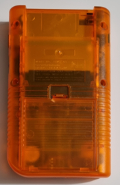 Gameboy Classic Clear Orange (reshelled)