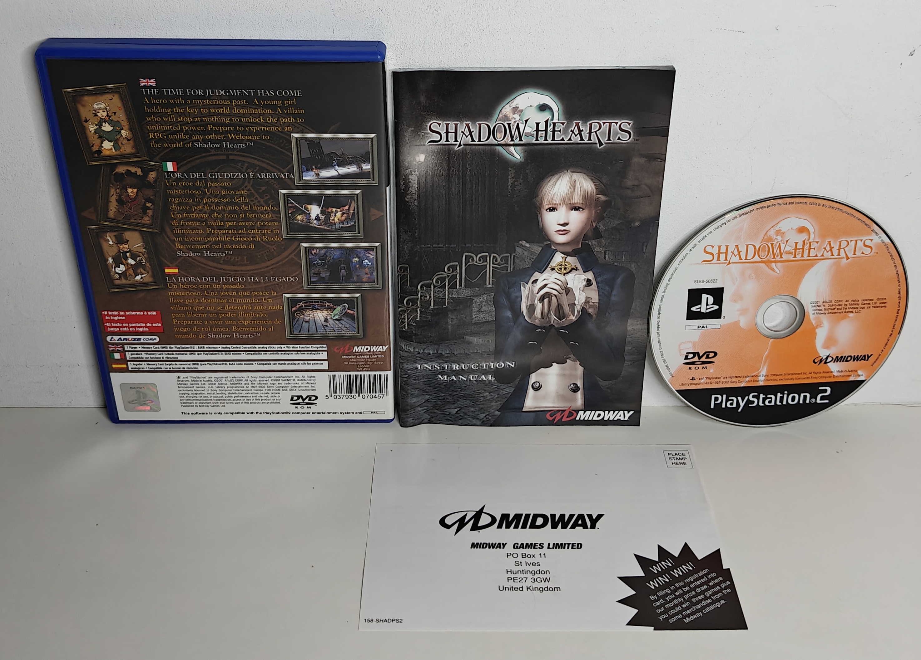PS2 Shadow Hearts (CIB)