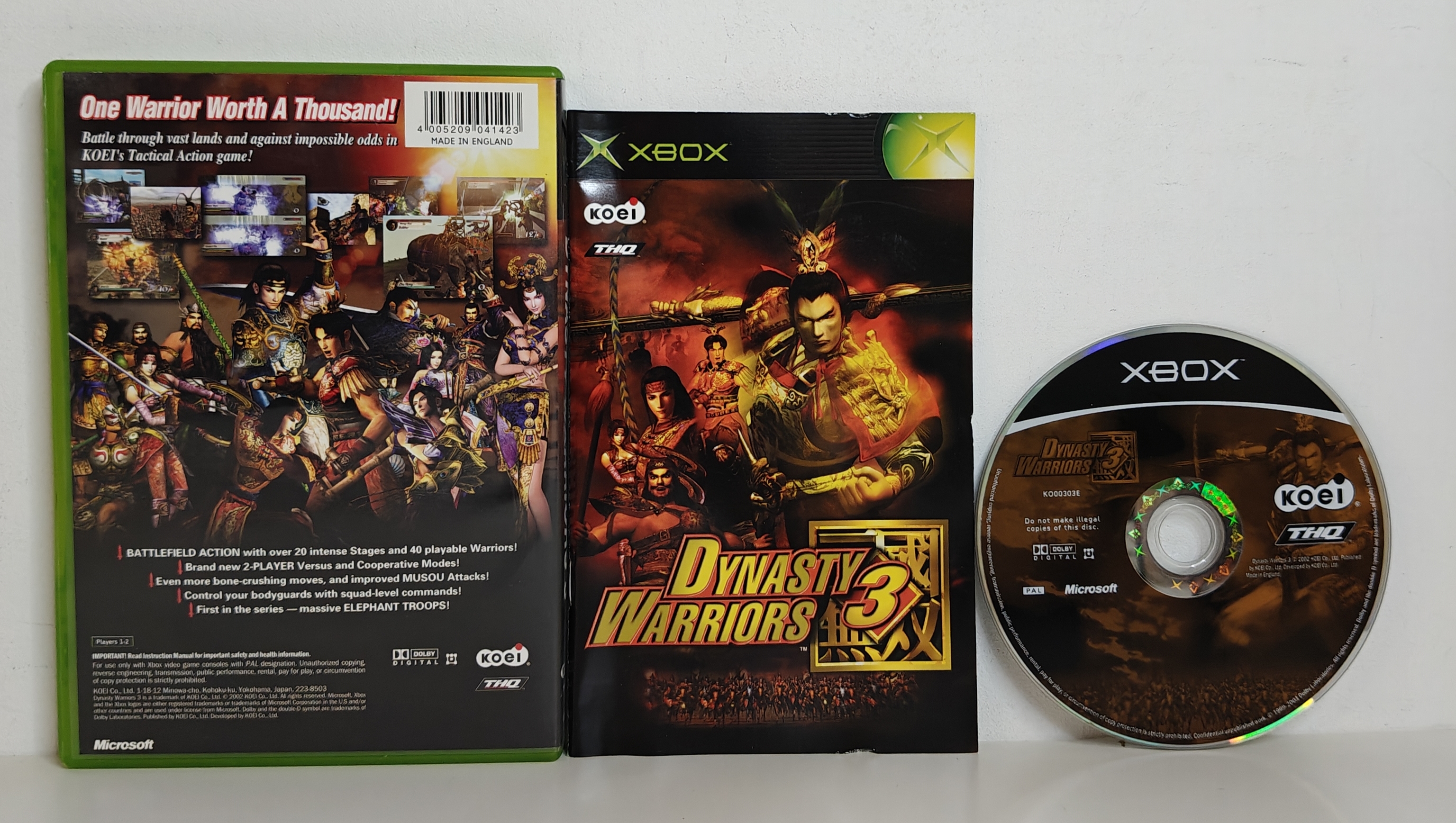 Xbox Dynasty Warriors 3 (CIB)