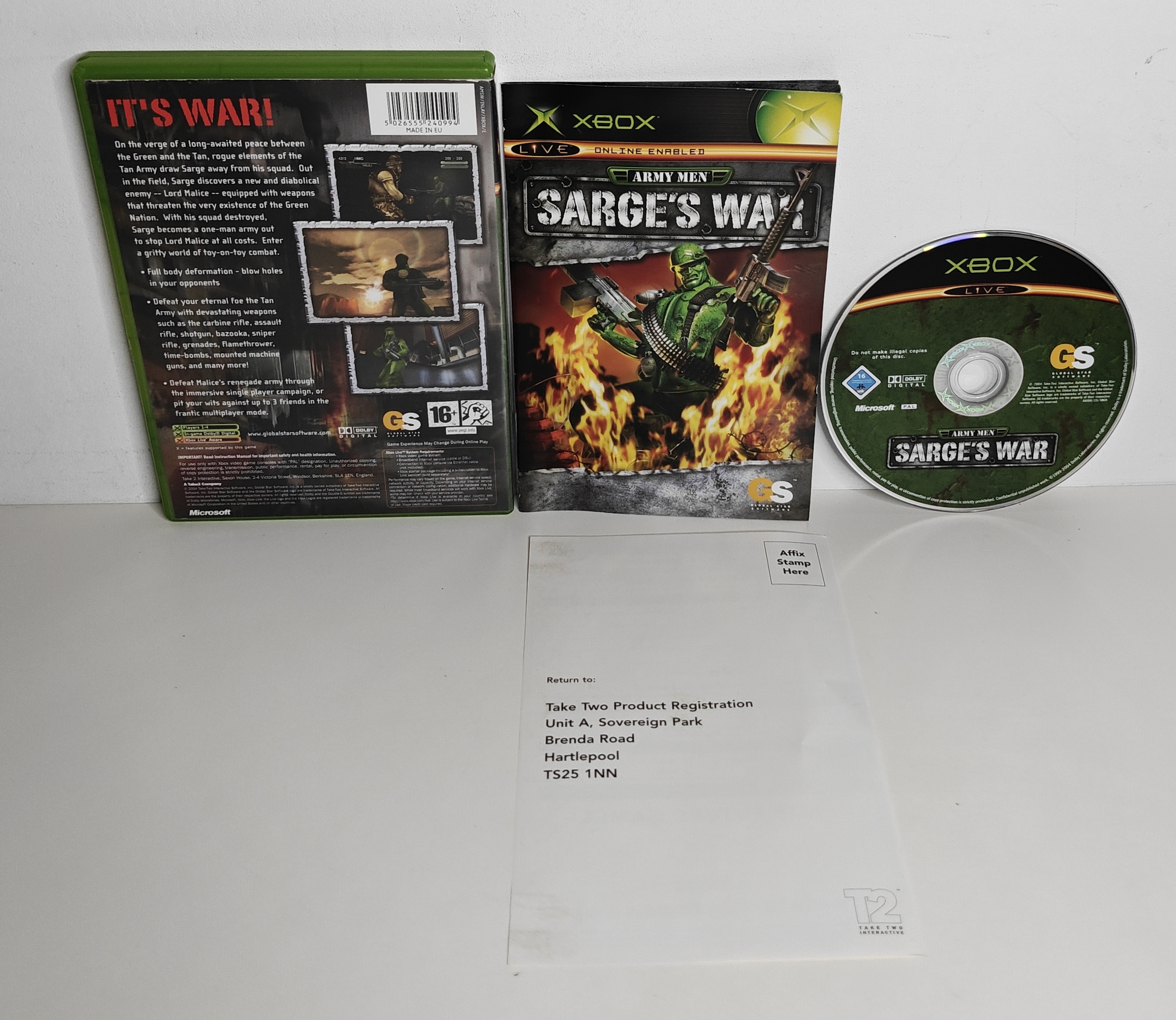 Xbox Army Men: Sarge's War (CIB)